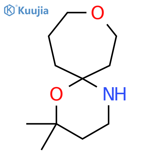 2,2-dimethyl-1,9-dioxa-5-azaspiro5.6dodecane structure