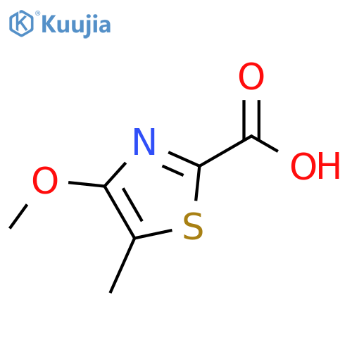 2-Thiazolecarboxylic acid, 4-methoxy-5-methyl- structure