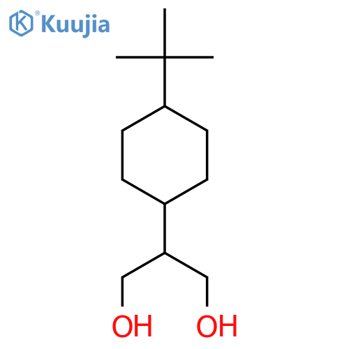 2-(4-tert-butylcyclohexyl)propane-1,3-diol structure