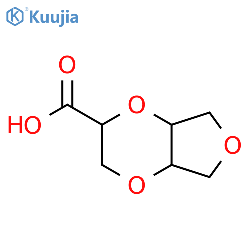 Hexahydrofuro[3,4-b][1,4]dioxine-2-carboxylic acid structure