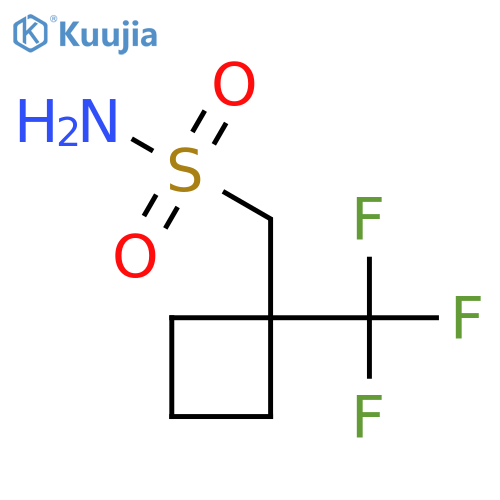 [1-(Trifluoromethyl)cyclobutyl]methanesulfonamide structure