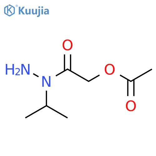 N-(propan-2-yl)hydrazinecarbonylmethyl acetate structure