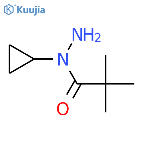 N-cyclopropyl-2,2-dimethylpropanehydrazide structure