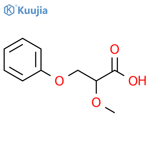 2-methoxy-3-phenoxypropanoic acid structure