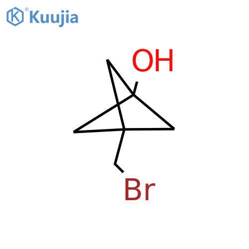 3-(Bromomethyl)bicyclo[1.1.1]pentan-1-ol structure