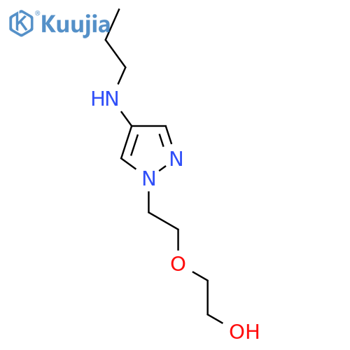 2-{2-4-(propylamino)-1H-pyrazol-1-ylethoxy}ethan-1-ol structure