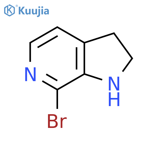7-bromo-1H,2H,3H-pyrrolo[2,3-c]pyridine structure