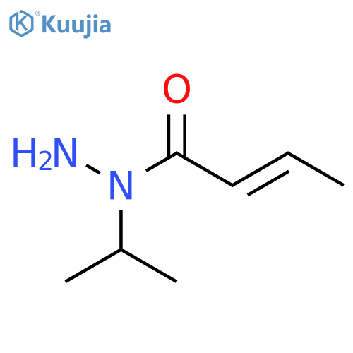 N-(propan-2-yl)but-2-enehydrazide structure