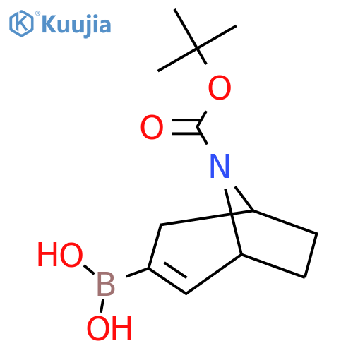 8-Boc-8-aza-bicyclo[3.2.1]oct-2-ene-3-boronic acid structure