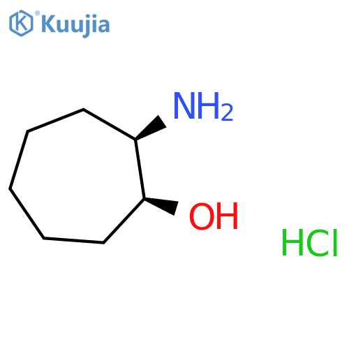 cis-2-Amino-cycloheptanol hydrochloride structure