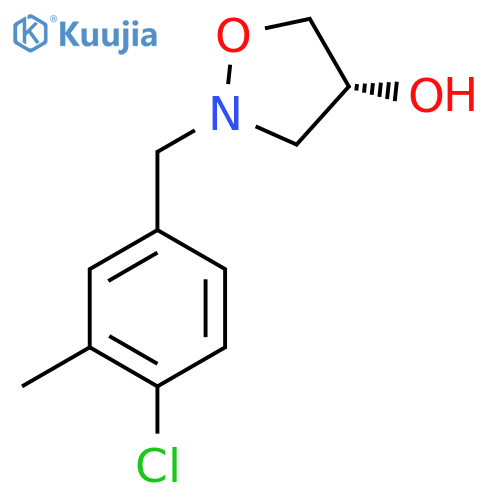 (4R)-2-(4-chloro-3-methylphenyl)methyl-1,2-oxazolidin-4-ol structure