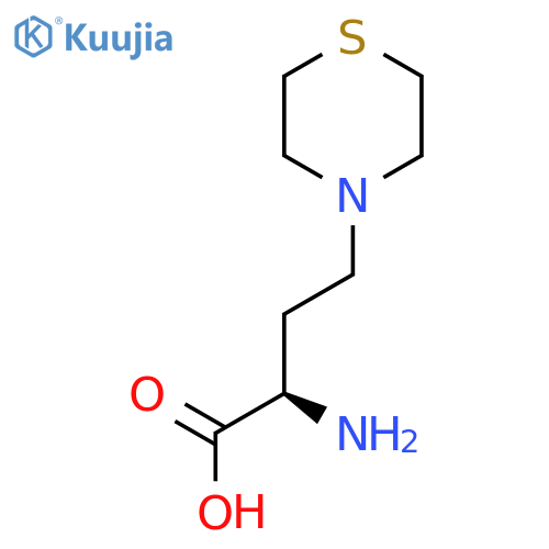 (2R)-2-amino-4-(thiomorpholin-4-yl)butanoic acid structure