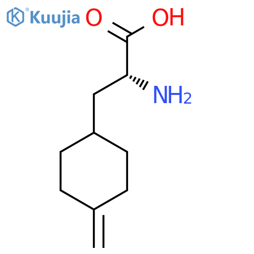 (2R)-2-amino-3-(4-methylidenecyclohexyl)propanoic acid structure