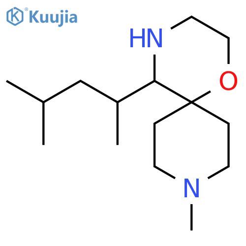 9-methyl-5-(4-methylpentan-2-yl)-1-oxa-4,9-diazaspiro5.5undecane structure