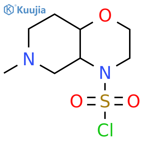 6-methyl-octahydro-2H-pyrido4,3-bmorpholine-4-sulfonyl chloride structure