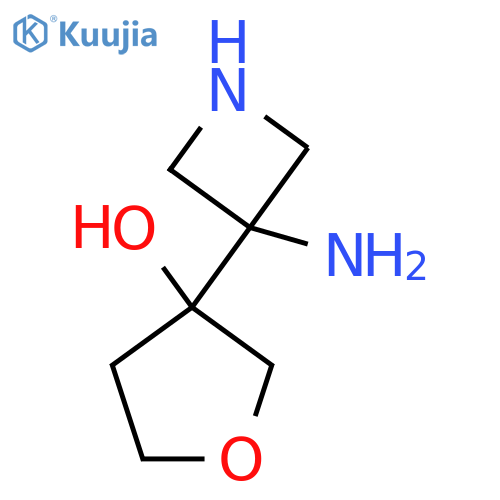 3-(3-Aminoazetidin-3-yl)oxolan-3-ol structure