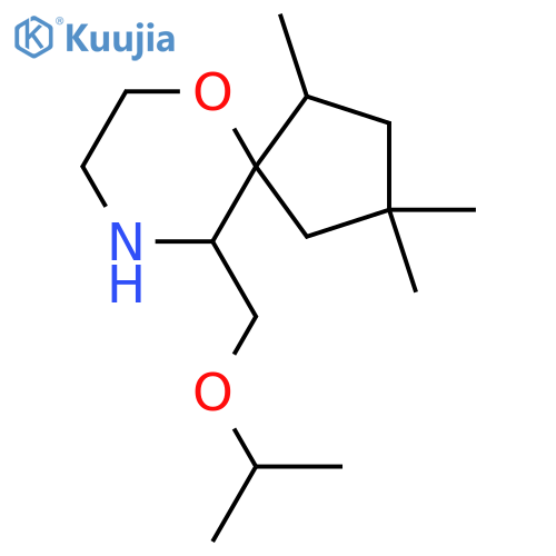 1,3,3-trimethyl-10-(propan-2-yloxy)methyl-6-oxa-9-azaspiro4.5decane structure