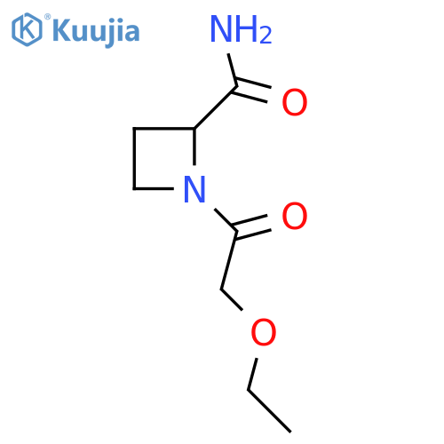 1-(2-Ethoxyacetyl)azetidine-2-carboxamide structure