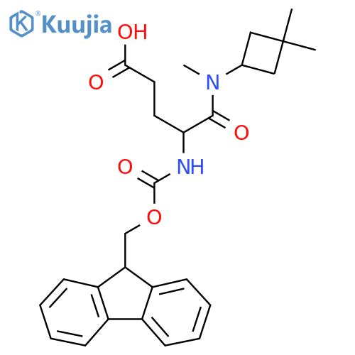 4-(3,3-dimethylcyclobutyl)(methyl)carbamoyl-4-({(9H-fluoren-9-yl)methoxycarbonyl}amino)butanoic acid structure