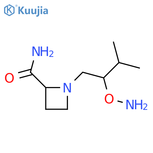 1-2-(aminooxy)-3-methylbutylazetidine-2-carboxamide structure
