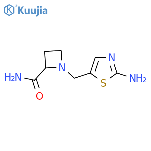 1-(2-amino-1,3-thiazol-5-yl)methylazetidine-2-carboxamide structure
