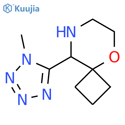 9-(1-methyl-1H-1,2,3,4-tetrazol-5-yl)-5-oxa-8-azaspiro3.5nonane structure