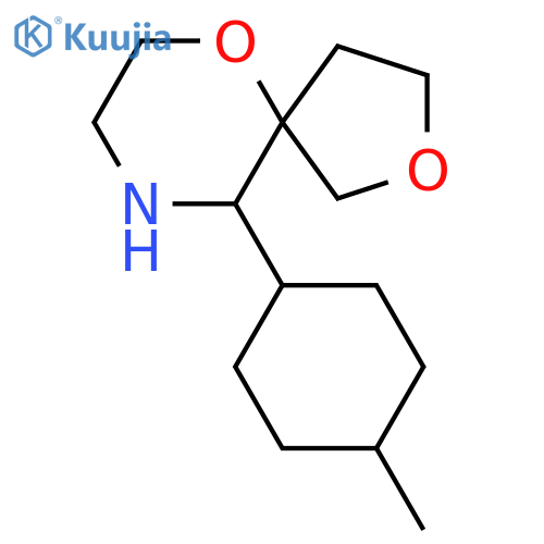 10-(4-methylcyclohexyl)-2,6-dioxa-9-azaspiro4.5decane structure