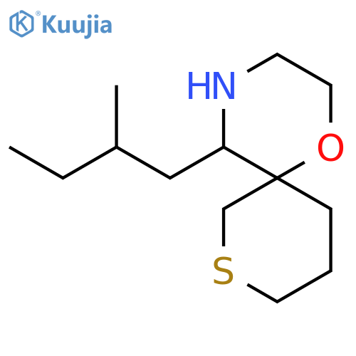 5-(2-methylbutyl)-1-oxa-8-thia-4-azaspiro5.5undecane structure