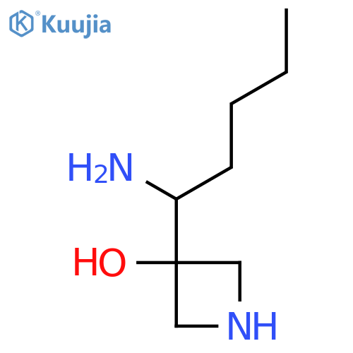 3-(1-aminopentyl)azetidin-3-ol structure