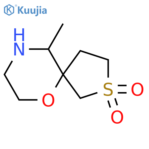10-methyl-6-oxa-2lambda6-thia-9-azaspiro4.5decane-2,2-dione structure