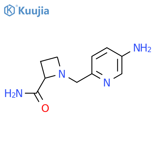 1-(5-aminopyridin-2-yl)methylazetidine-2-carboxamide structure