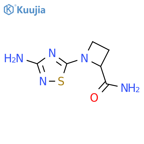 1-(3-amino-1,2,4-thiadiazol-5-yl)azetidine-2-carboxamide structure