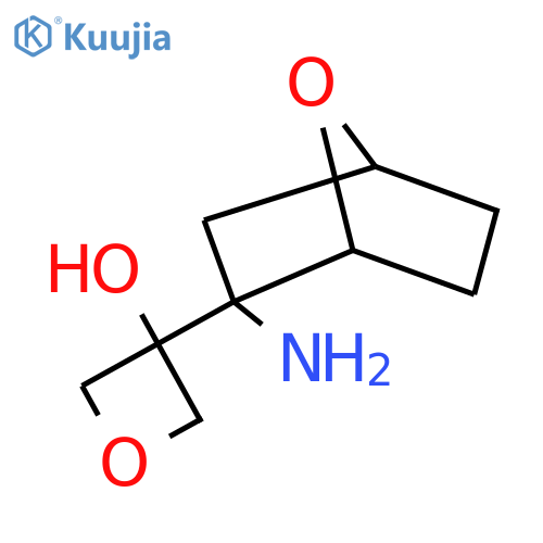 3-{2-amino-7-oxabicyclo2.2.1heptan-2-yl}oxetan-3-ol structure