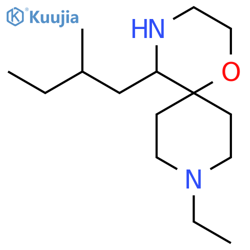 9-ethyl-5-(2-methylbutyl)-1-oxa-4,9-diazaspiro5.5undecane structure