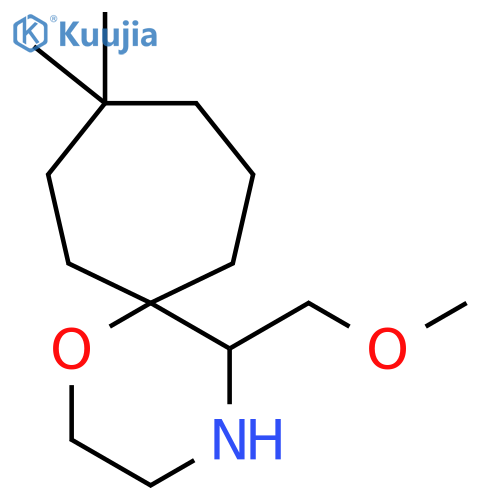 5-(methoxymethyl)-9,9-dimethyl-1-oxa-4-azaspiro5.6dodecane structure