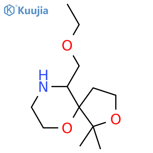 10-(ethoxymethyl)-1,1-dimethyl-2,6-dioxa-9-azaspiro4.5decane structure