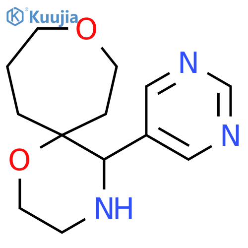 5-(pyrimidin-5-yl)-1,9-dioxa-4-azaspiro5.6dodecane structure