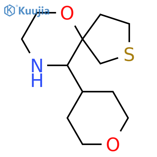 10-(oxan-4-yl)-6-oxa-2-thia-9-azaspiro4.5decane structure