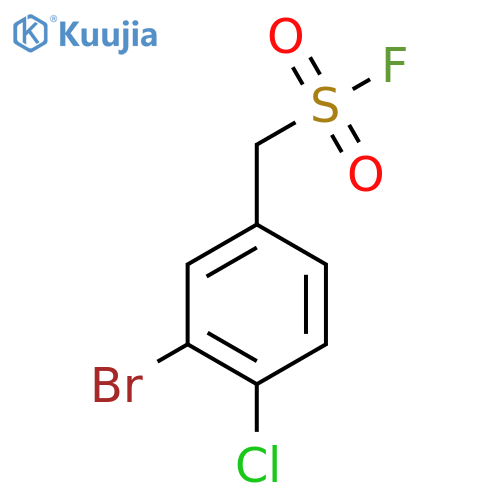 (3-bromo-4-chlorophenyl)methanesulfonyl fluoride structure