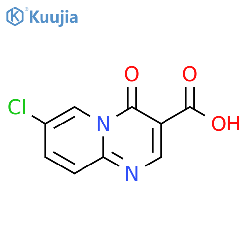 7-chloro-4-oxo-4H-pyrido[1,2-a]pyrimidine-3-carboxylic acid structure