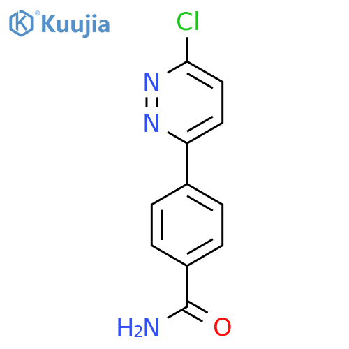 4-(6-Chloropyridazin-3-yl)benzamide structure