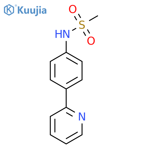 N-4-(pyridin-2-yl)phenylmethanesulfonamide structure