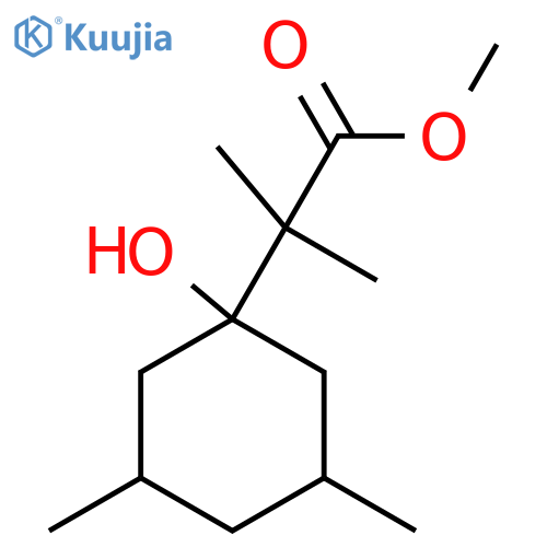methyl 2-(1-hydroxy-3,5-dimethylcyclohexyl)-2-methylpropanoate structure