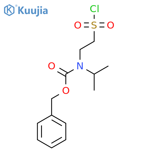 benzyl N-2-(chlorosulfonyl)ethyl-N-(propan-2-yl)carbamate structure