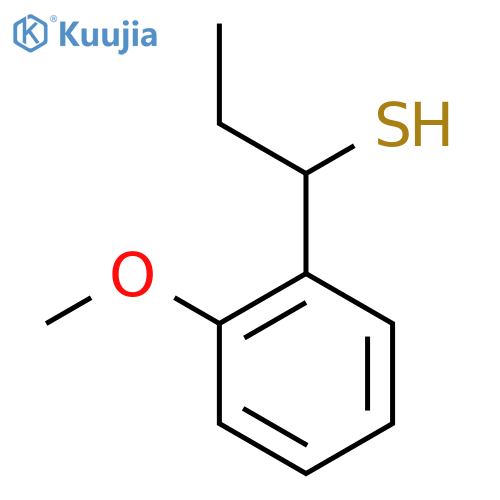 1-(2-methoxyphenyl)propane-1-thiol structure