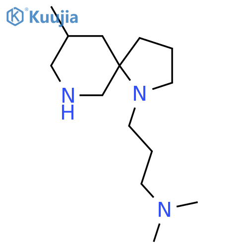 dimethyl(3-{9-methyl-1,7-diazaspiro4.5decan-1-yl}propyl)amine structure