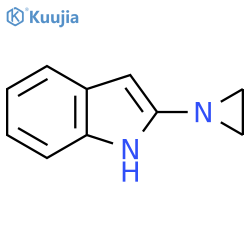 2-(aziridin-1-yl)-1H-indole structure