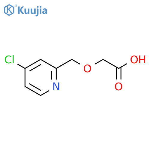 2-(4-chloropyridin-2-yl)methoxyacetic acid structure