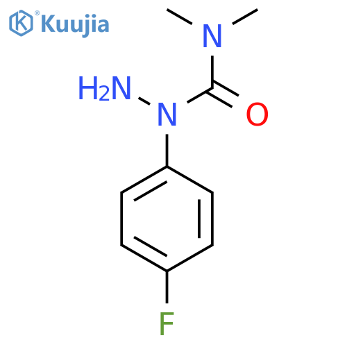 1-amino-1-(4-fluorophenyl)-3,3-dimethylurea structure