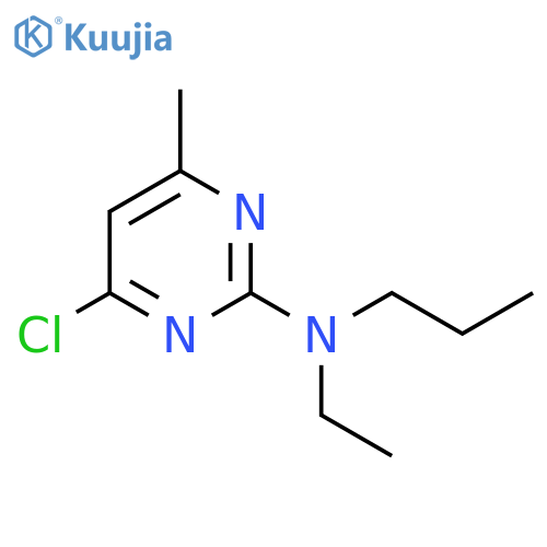 4-chloro-N-ethyl-6-methyl-N-propylpyrimidin-2-amine structure